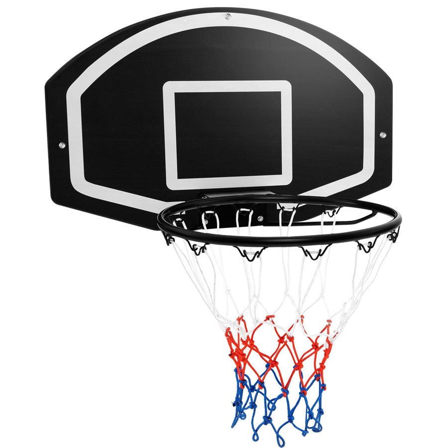 Costway 72x45.5x51.5cm Mini Basketball Hoop Backboard Door Mounted Basketball Ring System Nets Indoor w/Pump