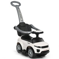 Costway Ride On Push Car Sliding Walking Car Toy w/Guardrails White