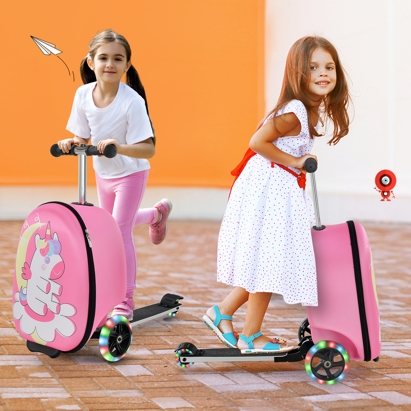 Unicorn discount luggage scooter