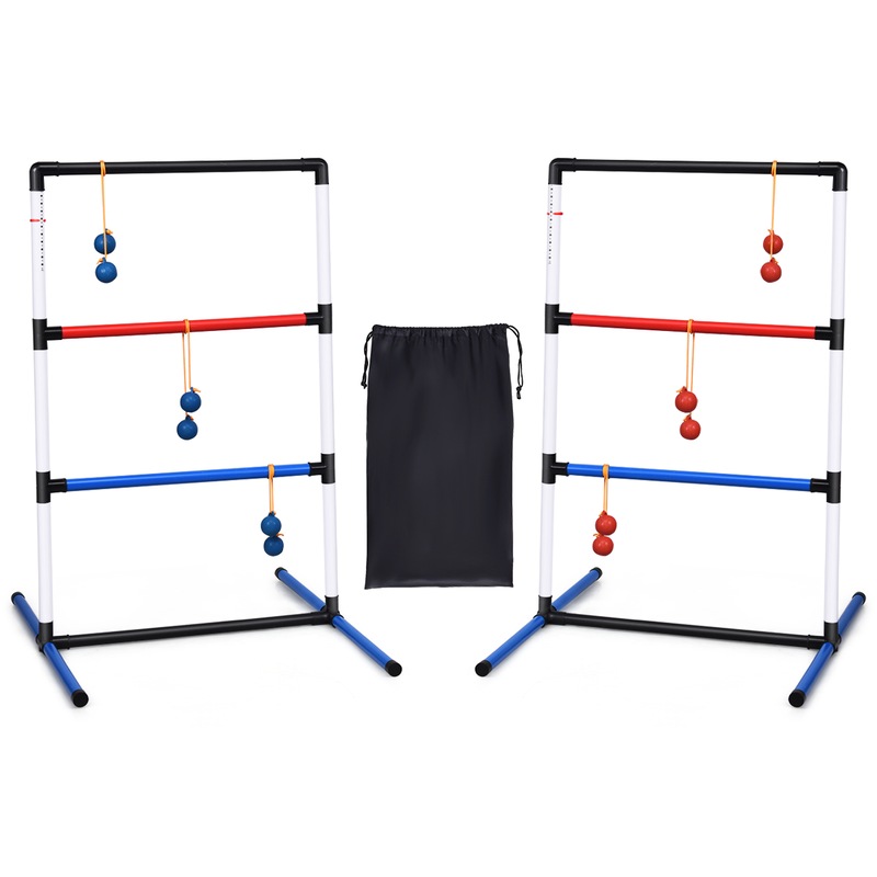 Buy Costway Ladder Golf Ball Toss Game Set 6 Toss Bolos Carrying Bag