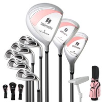 Costway Premium Ladies Golf Clubs Set Starters w/Bag 10PCS Alloy/Graphite Drive Right Hand