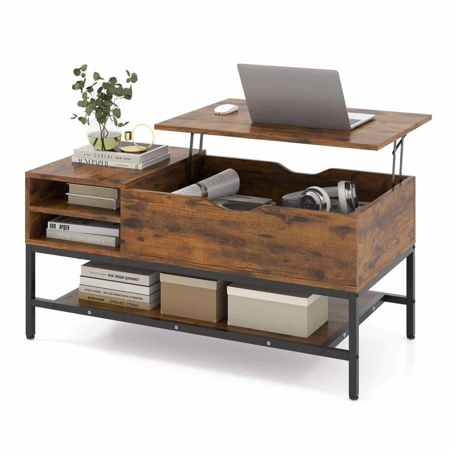 Buy Costway Lift Top Coffee Table Modern Center Table Lifting Tabletop ...