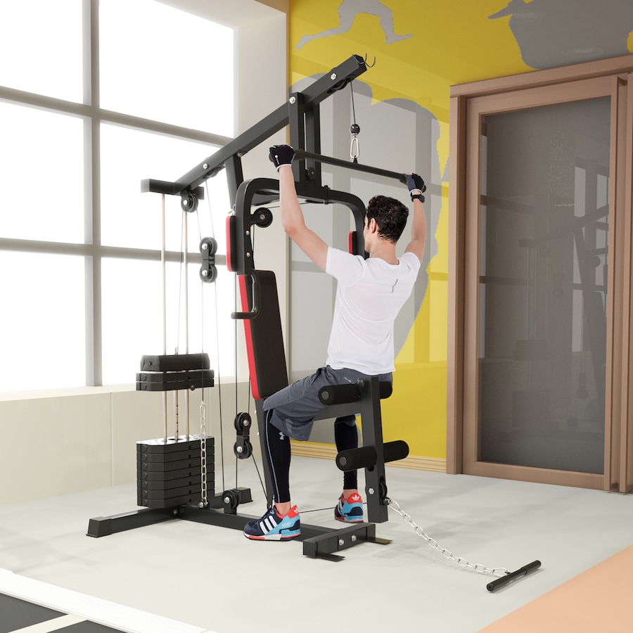 Cable Strength Machine Buy Costway Multi Home Gym Station Cable Strength Machine Exercise ...