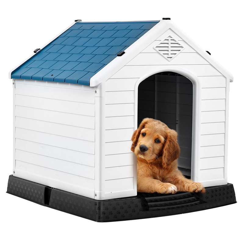 Buy Costway Dog Kennel Medium M Anti-UV Puppy Pet House Waterproof ...