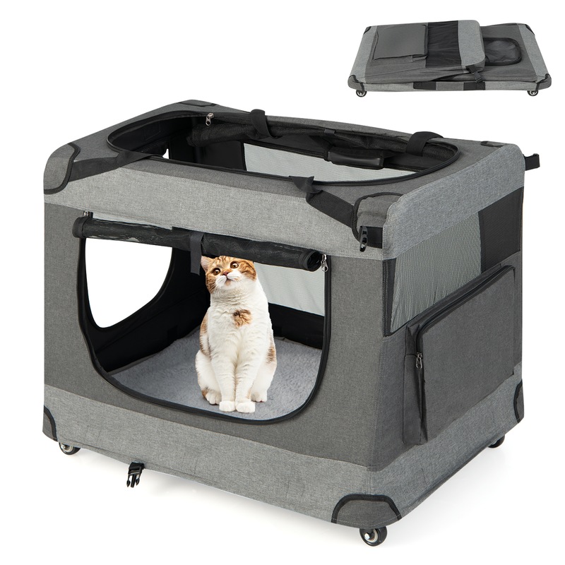 Buy Costway Portable Soft Pet Crate Extra Large Dog Cat Travel Carrier