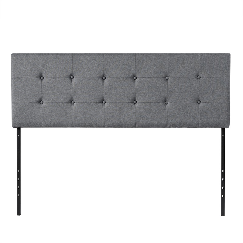 Buy Costway Queen Double Bed Head Headboard Upholstered Bedhead Buttons
