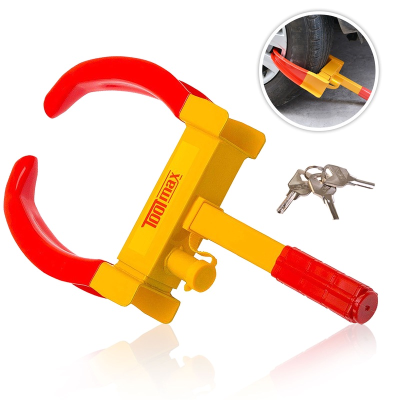 Buy Costway Auto Wheel Lock Clamp Universal Vehicle Tire Claw Heavy