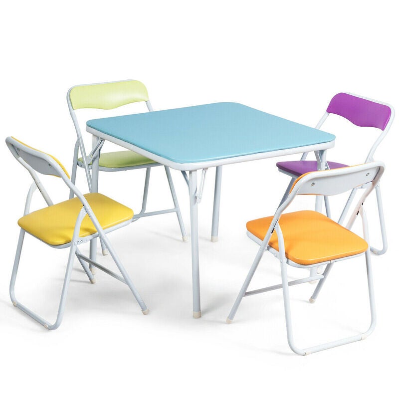 childrens fold away table and chairs