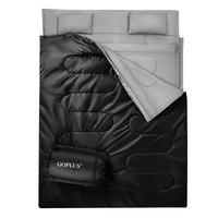Camping Sleeping Bag Double Outdoor Hiking Tent Winter Thermal