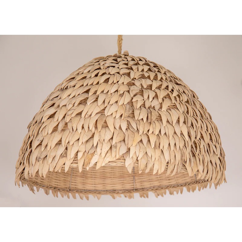 Buy Bisque Traders Coconut Thin Dome Pendant Light MyDeal