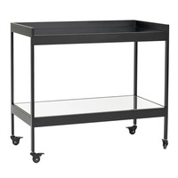 Luxe Living Fenton Drinks Trolley in Black