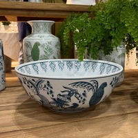 Club Santorini Chinoiserie Noodle Bowl in Blue