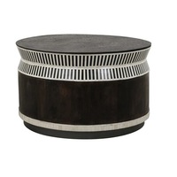 Emporium Bone Inlay Coffee Table in Charlston Black