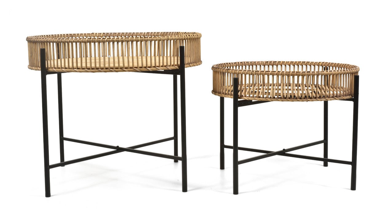 Casa Gili Set of 2 Bamboo Tables