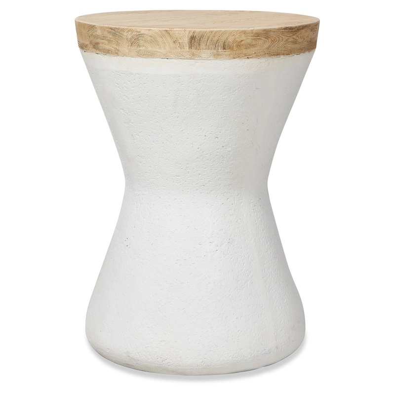 Buy Casa Hampton's Indoor/Outdoor Faux Wood Side Table MyDeal