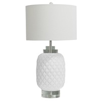 DD Design Island Table Lamp Gloss Ceramic in White