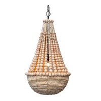 Belle Countess Beaded Chandelier in Natural