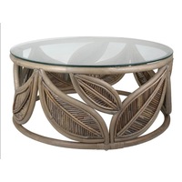 Belle Seville Leaf Table in Grey