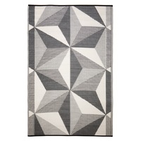 Habitate Geo Star Glacier Plastic Rug
