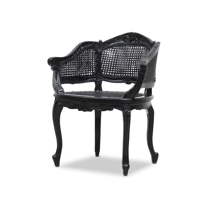Winnipeg & Sons Marie Antoinette Chair in Black