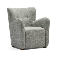 Garners Frazer Occasional Chair in Green and White