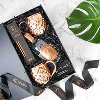 L.K. Luxe Drinkware Manhattan Copper Mug & Gin Gift Set