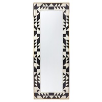 Luxe Living Huxley Bone Inlay Floor Mirror