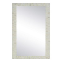 Luxe Living Indi Bone Inlay Floor Mirror in Natural
