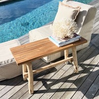 Club Santorini Attic Teak Bench