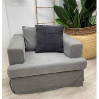 Club Santorini Newport Armchair in Grey