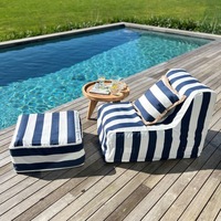 Club Santorini Breeze Chair in Navy Stripe