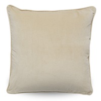 C&S Taupe Velvet Cushion - Set of Two