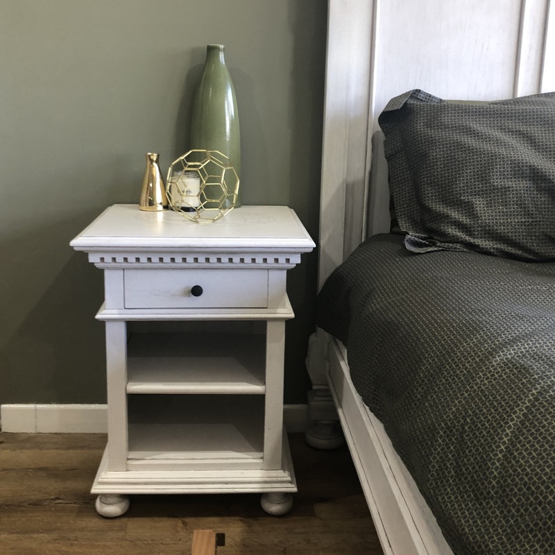 Buy Winnipeg & Sons Augusta Bedside Table with One Drawer Clearance