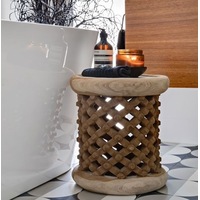 Zohi Interiors Bamileke Side Table in Natural