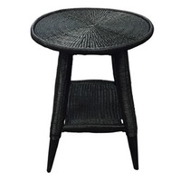 Zohi Interiors Genuine Malawi Side Table in Black