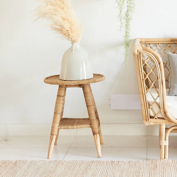Zohi Interiors Genuine Malawi Side Table in Natural