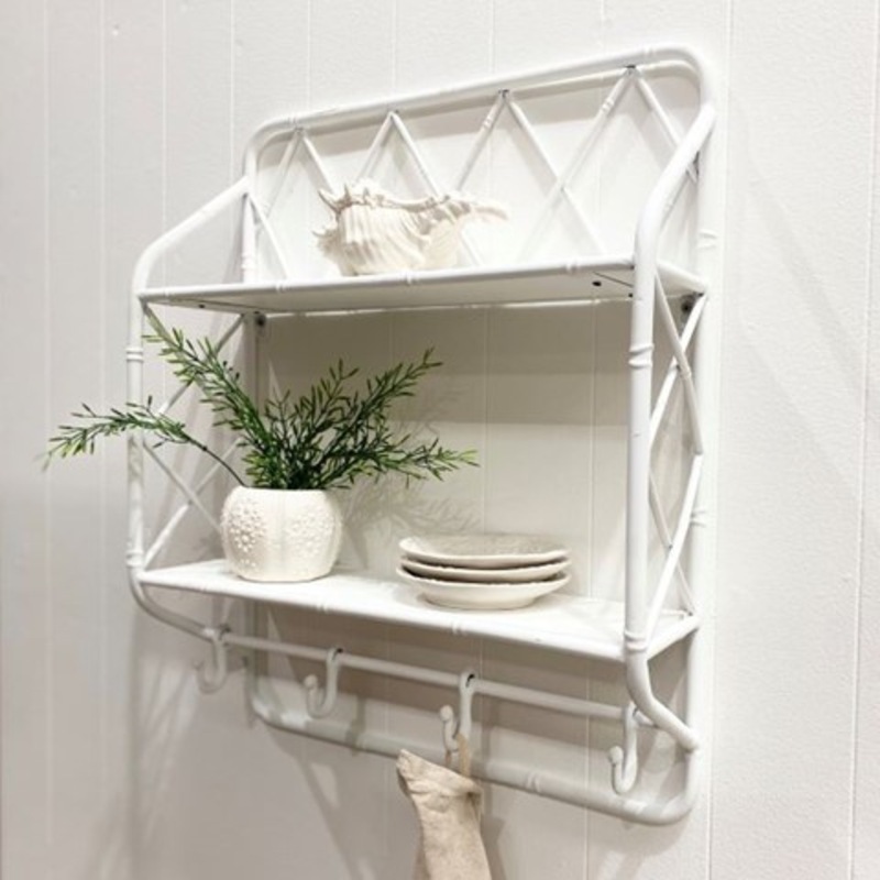 Buy Zohi Interiors Kanada Wall Shelves in White MyDeal
