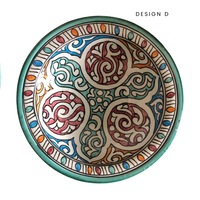 Zohi Interiors Moorish Fez Shallow Bowl