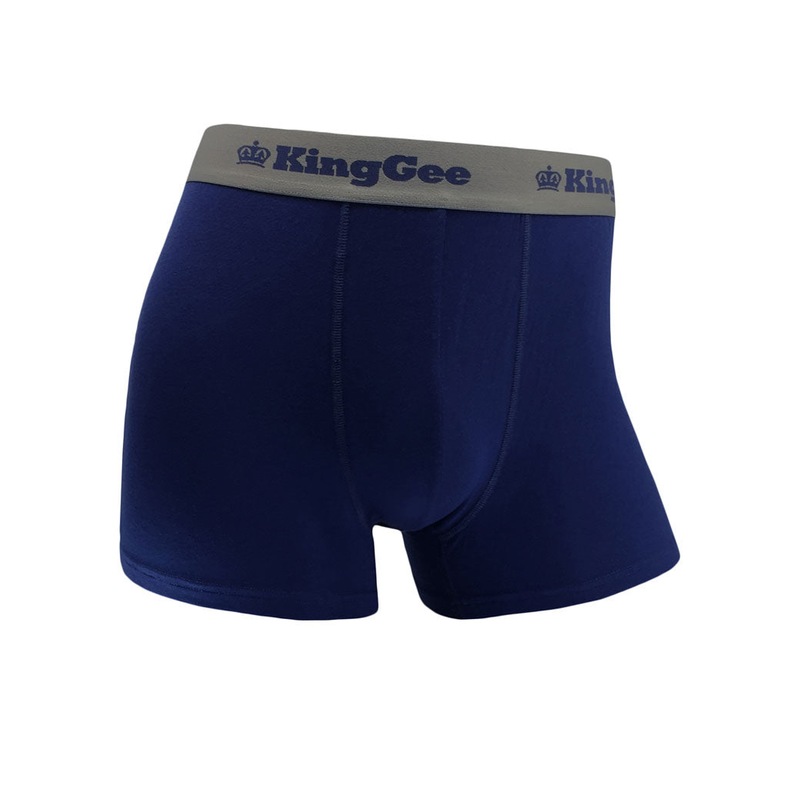 Buy 12 X Mens Kinggee Bamboo Trunks Underwear Navy K19005 MyDeal
