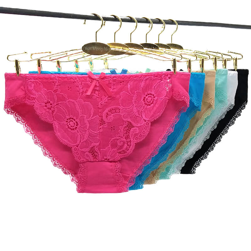 buy-12-x-womens-solid-soft-lace-briefs-undies-sexy-underwear-with-bow