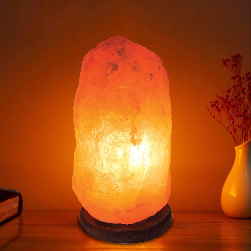 Buy 12V 12W 5Kgs Himalayan Pink Salt Lamp Natural Rock Crystal Light ...