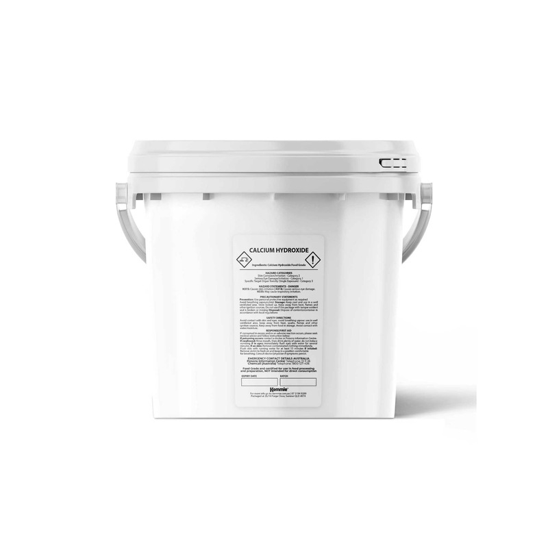 Buy 2.5kg Calcium Hydroxide Powder Tub Food Grade FCC Hydrated Slaked