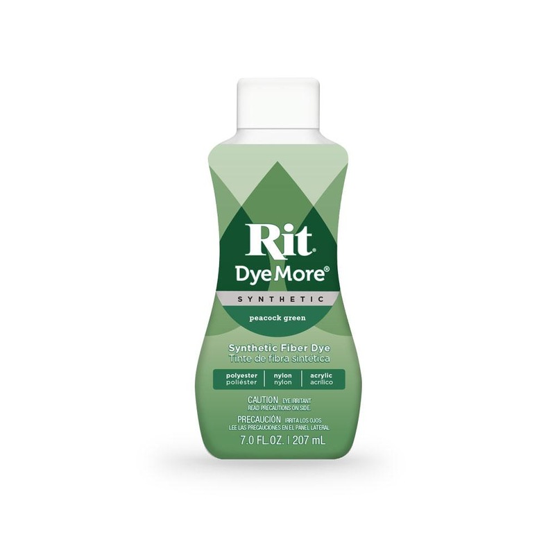 Buy 207ml Peacock Green Fabric Dye Synthetic Clothes Rit Liquid