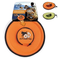 Flying Disc Fetch Dummy With Treat - Interactive Outdoor Dog Toy