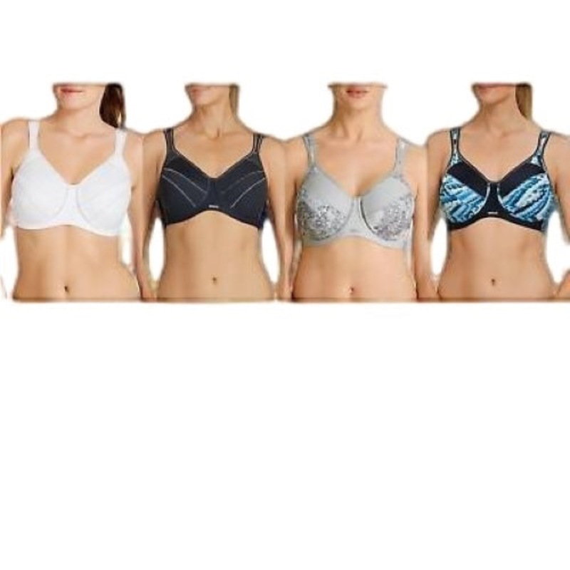 Buy Berlei Curves Black White Underwire Full Support Sports Bra Plus
