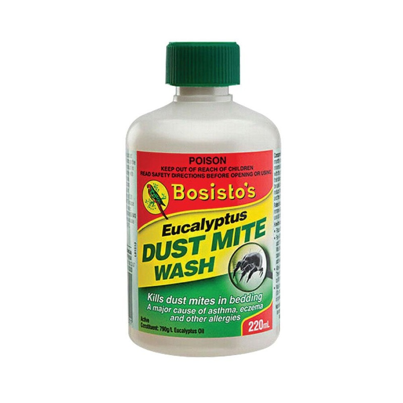 Buy 220ml Dust Mite Wash Eucalyptus Bosisto's Kills 99 AntiAllergy