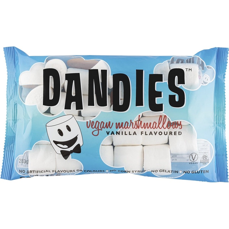 Buy Dandies Vegan Vanilla Marshmallows Regular Size 283g MyDeal