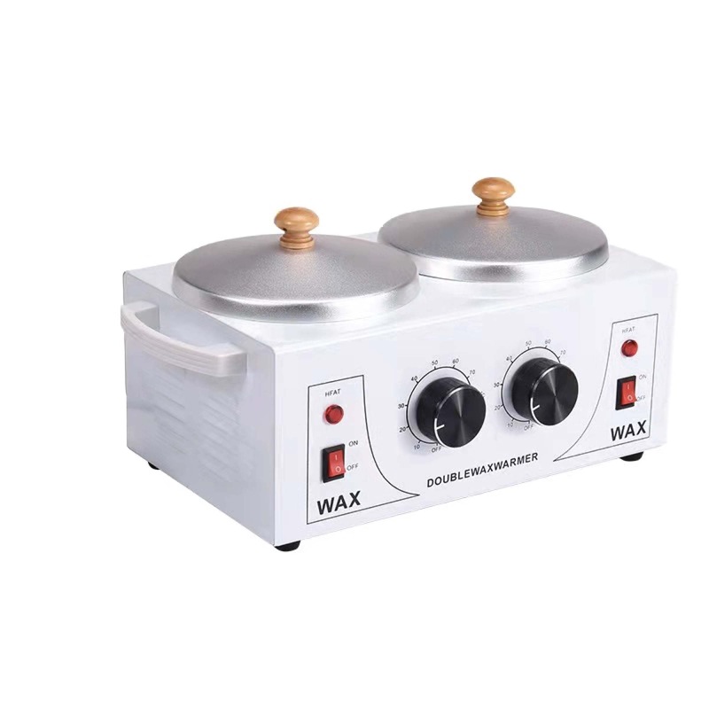 1000ml Double Wax Warmer Pot Electric Paraffin Heater 2x 500ml Pots