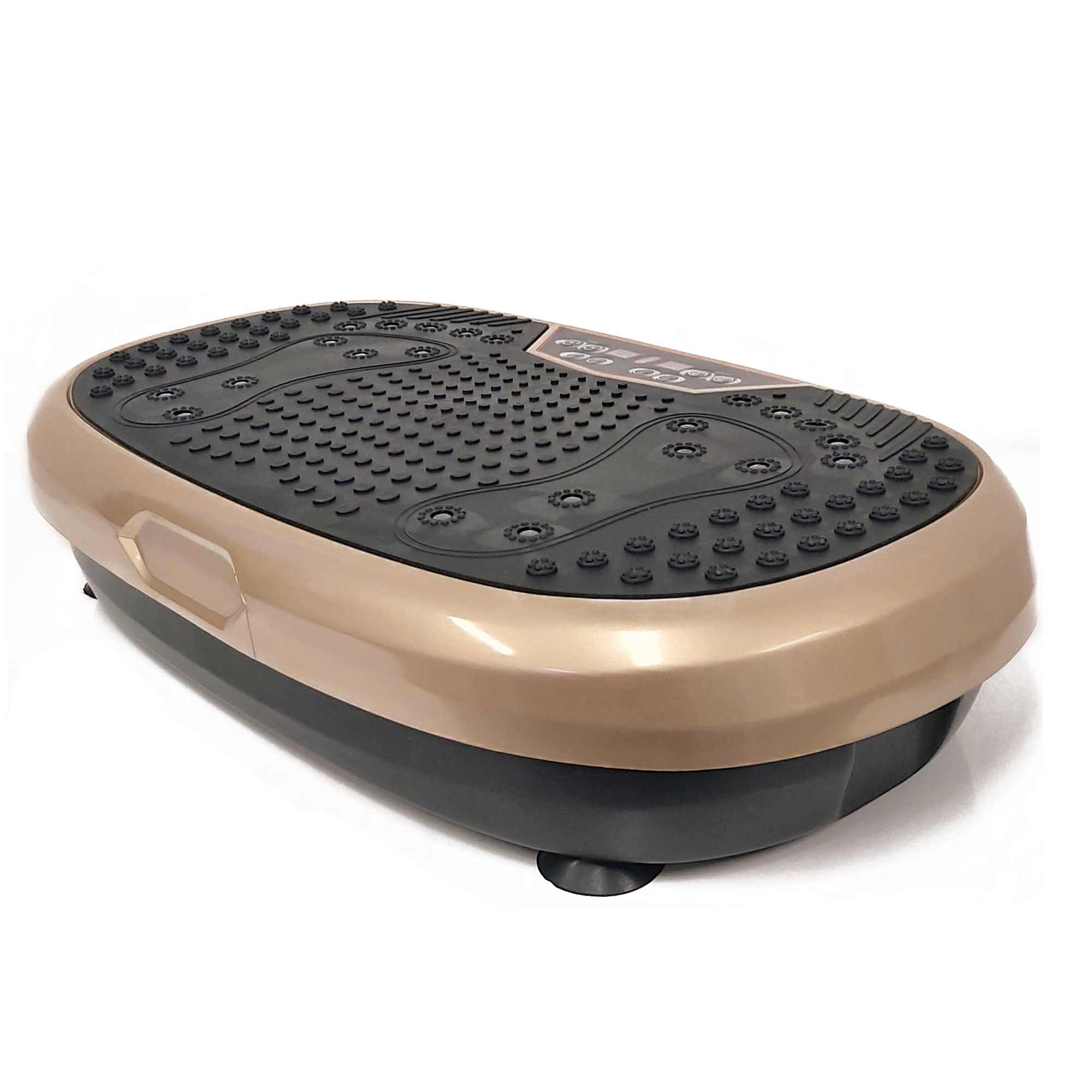 Gold Mini Vibration Platform Magnet Therapy Vibrating Machine Exercise Plate Australia