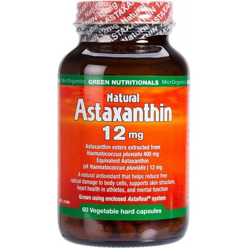 Buy Green Nutritionals Natural Astaxanthin Vegan Capsules 12mg 60 Caps Mydeal 